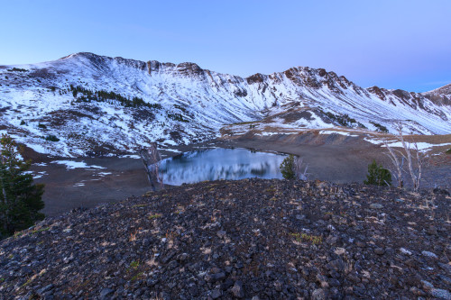 Pre-dawn at Dollar Lake.