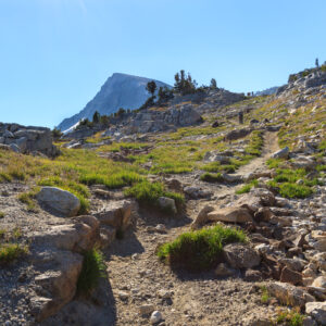 The summit of Eagle Cap. Still a ways to go.